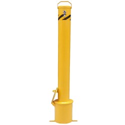 FROMM PERMANENT BOLLARDS Round 90mm Dia. 950mm High Removable & Lockable