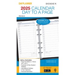 DAYPLANNER A4 DESK EDITION REFILLS 4 RING MONTHLY DATED 1 YEAR