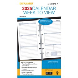 DAYPLANNER PERSONAL EDITION PR2700 REFILLS 6 RING WEEKLY DATED (1 YEAR