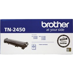 BROTHER TN2450 3k BLACK LASER TONER