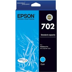 EPSON 702 INK CARTRIDGE Cyan C13T344292