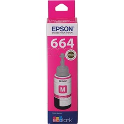 EPSON T664 ECOTANK INK BOTTLE Magenta C13T664392