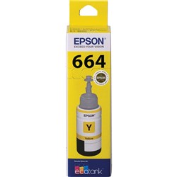 EPSON T664 ECOTANK INK BOTTLE Yellow