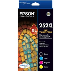 EPSON 252 HY INK VALUE PACK C13T253692 252XL