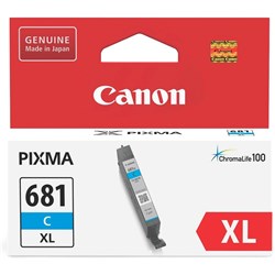 CANON CLI681XLC INK CARTRDIGE Cyan HY