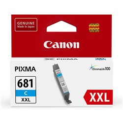 CANON CLI681XXLC INK CARTRDIGE Cyan HHY