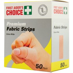 TRAFALGAR FABRIC STRIPS FAC EXTRA WIDE PK50