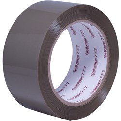 Sellotape 777 Natural Rubber Adhesive Packaging Tape 48mmx75m Brown