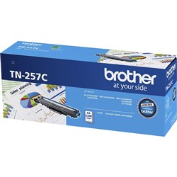 BROTHER TN257C CYAN TONER CARTRIDGE HIGH YIELD