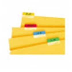 3L INDEX TABS 10510 12x25mm ASSORTED PK72