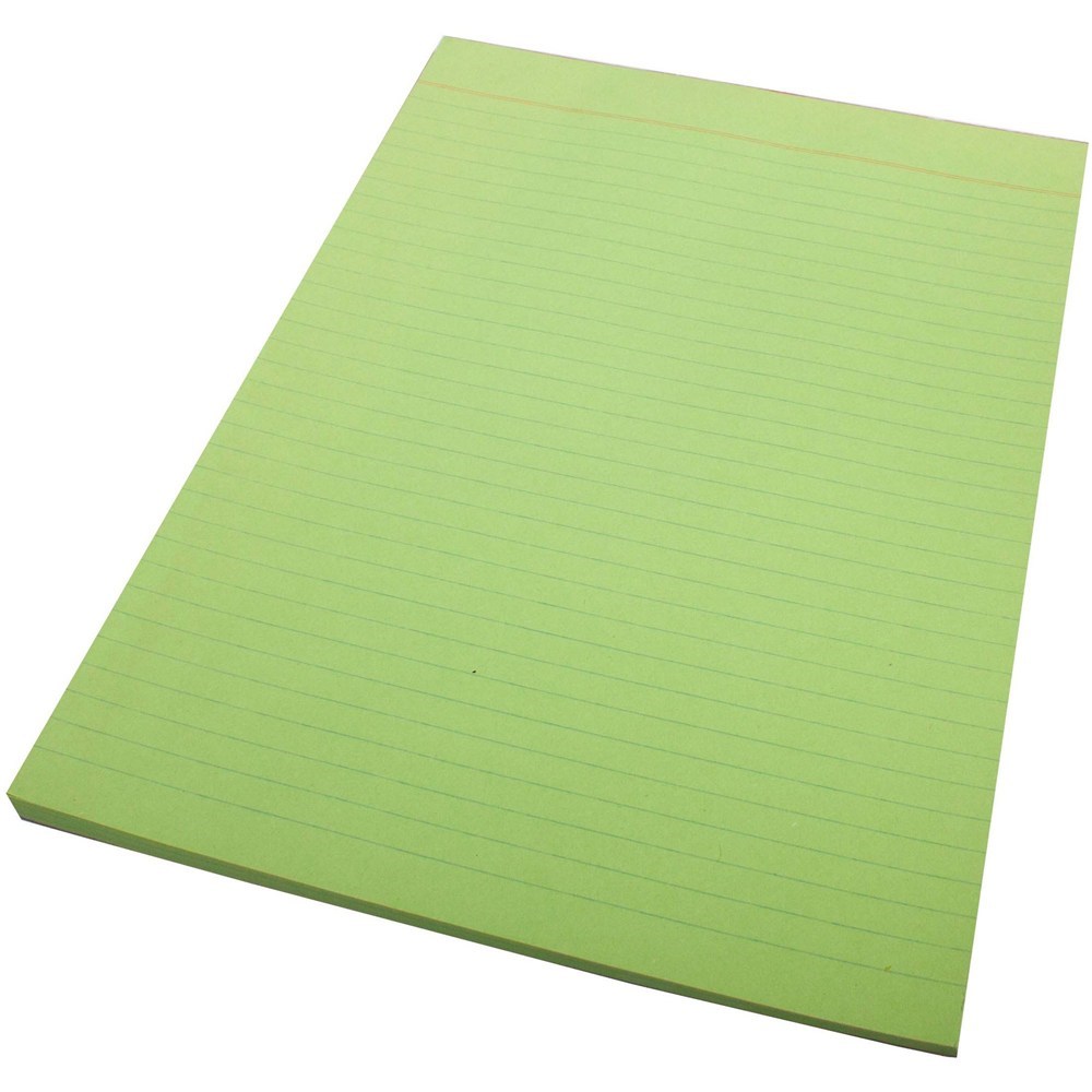 Pads - Quill Ruled Colour Bond Pad A4 70 Leaf Green - McClures Office ...