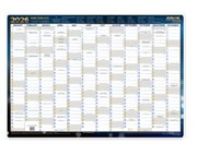 11800  WRITERAZE WALL YEAR PLANNER 1000x700mm Framed