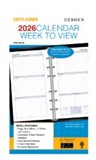 DEBDEN DAYPLANNER REFILL PERSONAL 96 X 172MM DATED WEEK TO VIEW RULED
