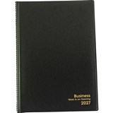 BUSINESS DIARY A5 WEEK TO AN OPENING 1 HR BLACK 2027