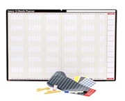SASCO UNDATED 12 MONTH WALL PLANNER 910X605MM