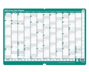 SASCO GREEN WALL PLANNER 500x700mm 2027