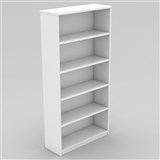 OM BOOKCASE W900 x D320 x H1800MM WHITE