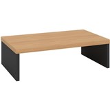 OM MONITOR RISE W600 x D350 x H175mm Beech Charcoal