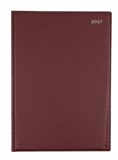 COLLINS BELMONT DIARY DAY TO A PAGE A4 BURGUNDY 2027