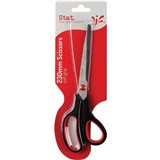 STAT SCISSORS SOFT GRIP BLACK RED 230MM