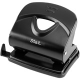 STAT HOLE PUNCH 2 HOLE HEAVY DUTY BLACK