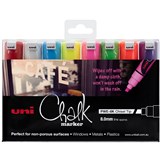 UNI CHALK MARKER 8MM PWE8K CHISEL TIP WLT8