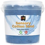 EC SENSORY COTTON SAND 700GM TUB BLUE