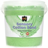 EC SENSORY COTTON SAND 700GM TUB GREEN