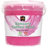 EC SENSORY COTTON SAND 700GM TUB PINK