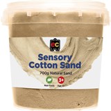 EC SENSORY COTTON SAND 700G TUB NATURAL