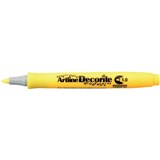 ARTLINE DECORITE MARKERS 10MM BULLET STANDARD YELLOW BOX OF 12