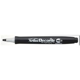 ARTLINE DECORITE MARKERS 30MM CHISEL STANDARD BLACK BOX OF 12