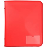MARBIG ZIPPER BINDER A4 TECH CASE 25MM 2D RED