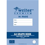 WRITER PREMIUM GRAPH BOOK A4 10MM 96 PAGE