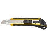 ITALPLAST CUTTING KNIFE PREMIUM SELF LOADING 18MM YELLOW AND BLACK