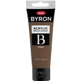 JASART BYRON ACRYLIC PAINT 75ML BURNT UMBER