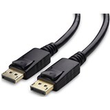 ASTROTEK DISPLAYPORT DP CABLE GOLD PLATED 20 PINS MALE TO MALE 2M BLACK