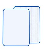 Visionchart Double Sided Magnetic Whiteboard Tablet A3 Dotted Thirds And Plain