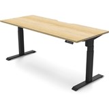 RAPIDLINE BOOST LIGHT SINGLE SIDED WORKSTATION 1800W X 750D X 1270MMH OAKBLACK