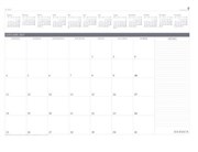 DEBDEN TABLE TOP PLANNER REFILL MONTH TO VIEW 370X530MM 2027