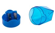 DELI 39768 SHARPENER BARREL DOUBLE HOLE PLASTIC EACH