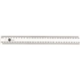 PLASTIC RULER 30CM CLEAR