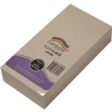 RAINBOW FLASH CARD 290GSM 203X102MM WHITE PACK 100 SHEETS