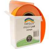 RAINBOW STRIPPING ROLL RIBBED 50mmx30m Orange