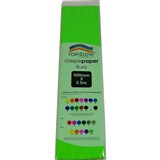 RAINBOW FLURO CREPE PAPER 500mmx25m Green