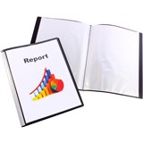 BANTEX INSERT DISPLAY BOOK A4 20 FIXED POCKETS BLACK