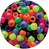 EC PONY BEADS Neon PK1600