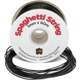 EC SPAGHETTI STRING 1mm X 60mt Black