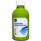 EC WASHABLE WATERCOLOUR PAINTS 250ML LIME