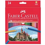 FABERCASTELL CLASSIC PENCILS COLOURED ASSORTED 24s